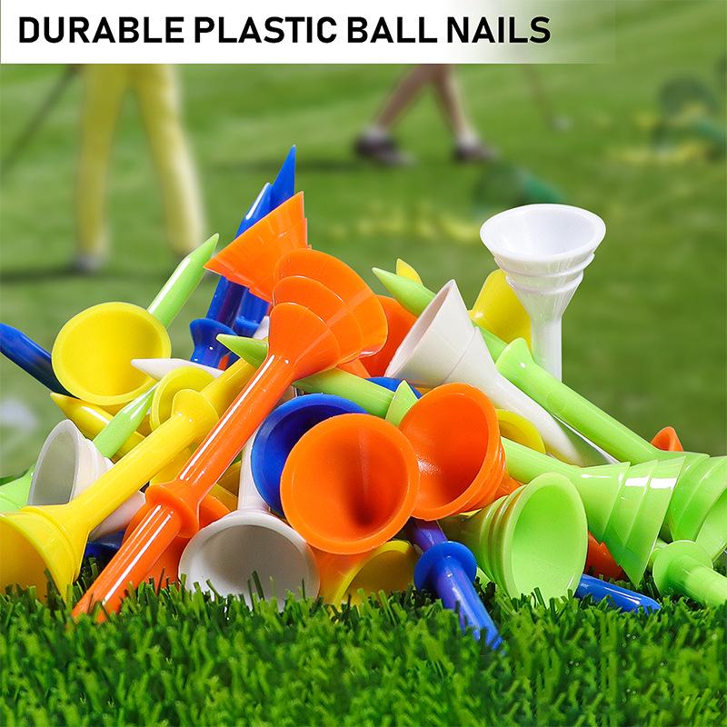 Yeni Dayanıklı Büyük Bardak Plastik Golf Topu Sivri Uçları 83mm - Düşük Kırılma, Sınırlı Hasar Tasarımı