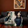 Actor N-Nina Dobrev Blanket Super Warm Comfortable Plush Throw Blanket Child Home Sofa Bedroom Gift