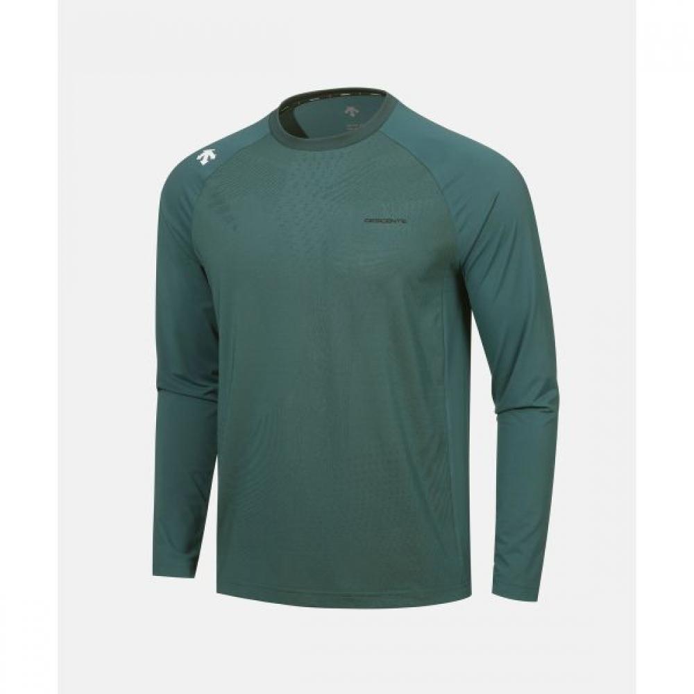 

DescenTe IcemoTion Jacquard Long Sleeve T shirT Dark Green DGRNDGREEN/100