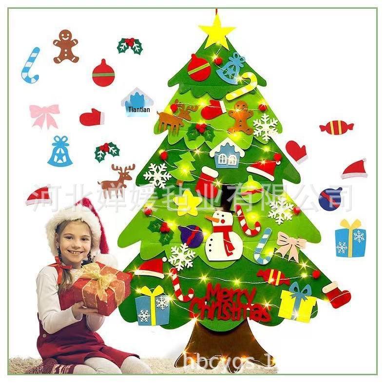 3D DIY Felt Christmas Tree Decoration Pendant