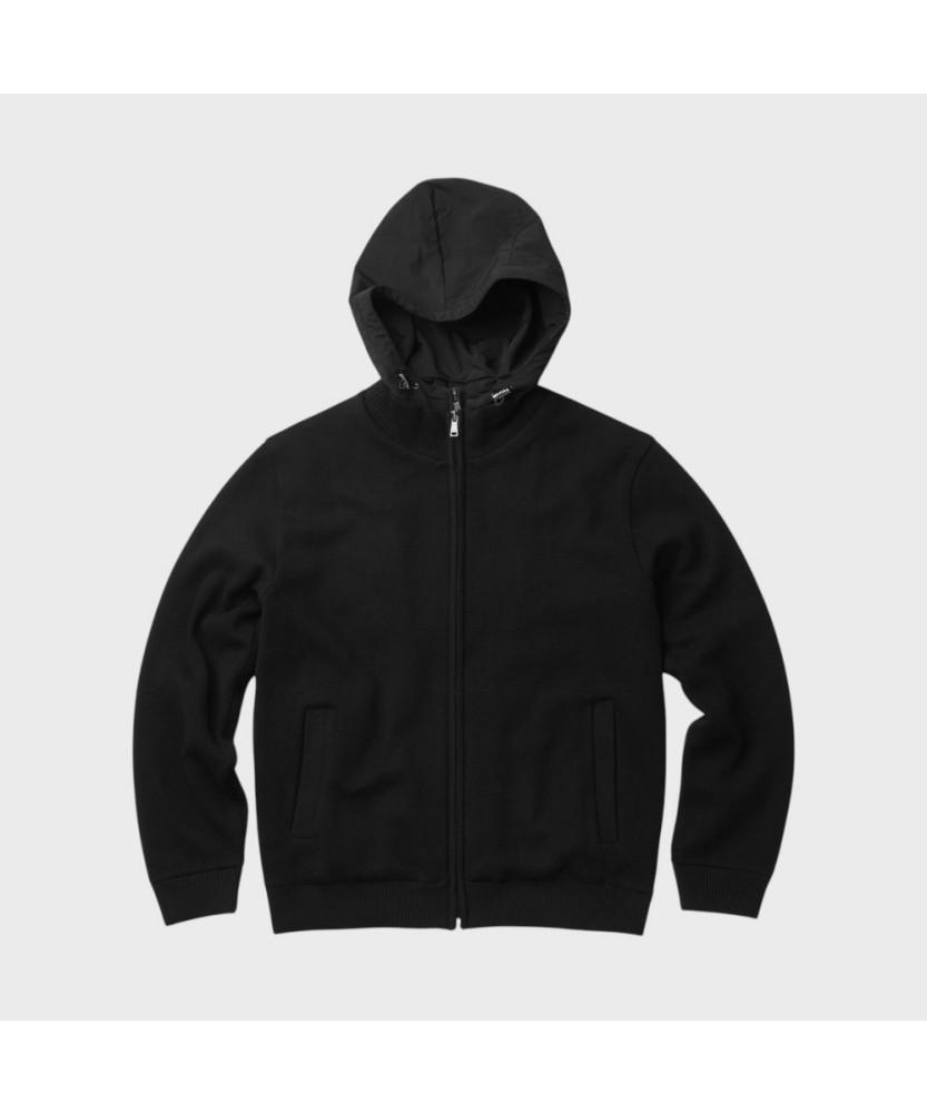Henlikoteun Detachable Hooded Zip-Up Cardigan Ahwas26501Bkx