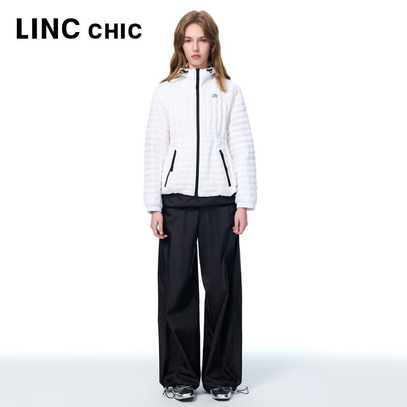 Jin Yujie Women's Lightweight Short Hooded 90% Duck Down Jacket