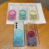 For Samsung Z Fold 6 5 Cover Gradient Glitter Magnetic Magsafe Case For Samsung Z Fold5 Z Fold4 Z Fold3 Wireless Charging Cover