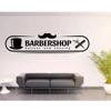 Barbershop Wall Decal Barber Scissors Logo Gentleman Barber Club Decal Shave Home Design Haircut Vinyl Stickers E322