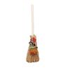 Halloween Festive Miniature Witch Broom Ornament PVC Hanging Pendant Decoration For Holiday Home Party Car Interior