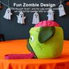 Zombi Pug Şeker Dağıtıcısı Yaylı Serbest Bırakmalı Eğlenceli İnteraktif Oyuncak Cadılar Bayramı Partileri ve Köpek Severler için Yenilik Şeker Aleti