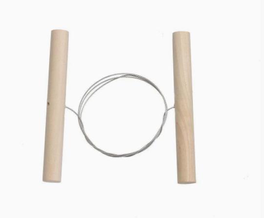 

1 шт. Линия для резки глины Нержавеющая сталь Проволока Резак для полимерной глины Резиновая ручка Резак для глины DIY Инструмент для формовки глиняной тарелки