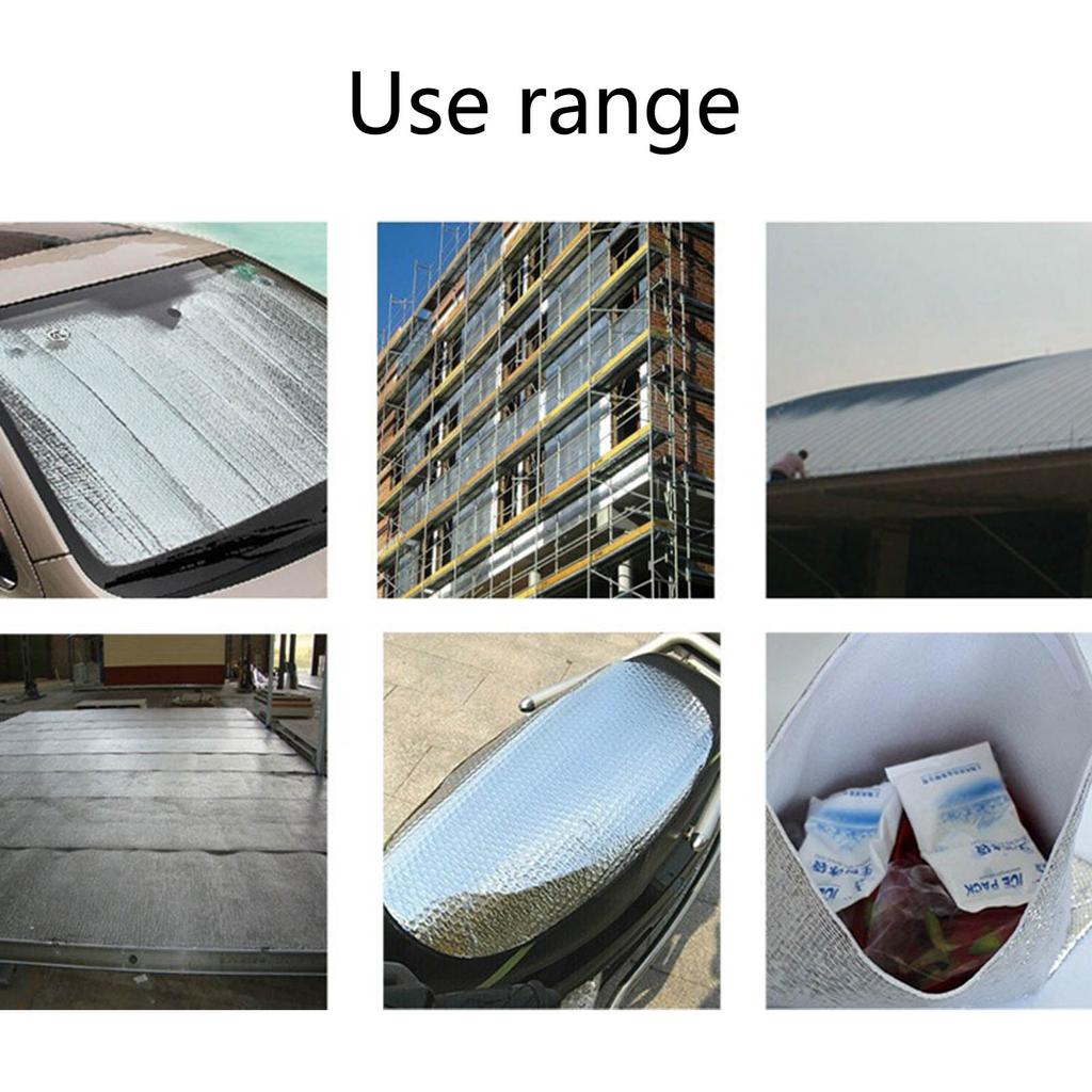 5/10m Wandwärmedämmung Reflektierende Folie für Haus oder Wohnung PET Aluminisiert Heizkörper Reflektierende Folie Heimdekorationsteil