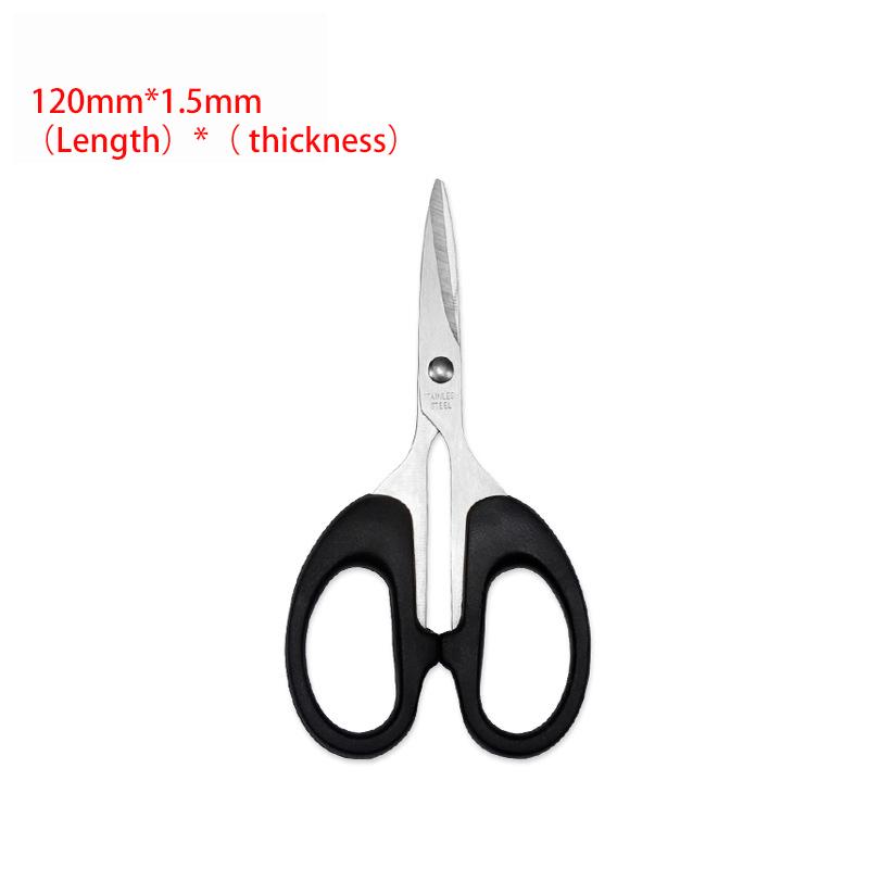

Пластиковые ножницы из нержавеющей стали для офиса, канцелярские принадлежности для студентов, повседневные бытовые ножницы, ножницы для инструментов «сделай сам», товары для дома 120mm*1.5mm