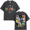 S-XXXL Men Women Singer Rapper Super Star Bad Bunny Printing Tops Adults Unisex Plus Size Short Sleeves Round Neck T-shirt