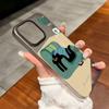 Mobile Phone Cases for iPhone 11 13 15 Pro Max 12 14 Pro Max Case iPhone 16 15 Plus 13 Pro 12 Frosted Texture Painted Cartoon Flowers