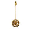 CHANEL PinBrooch Vintage 1058 COCO Mark metal Brooch gold metal unisex Used