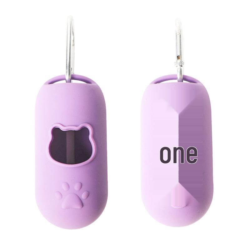Creative Owl Silicone Pet Feeder & Portable Dog Walking Storage