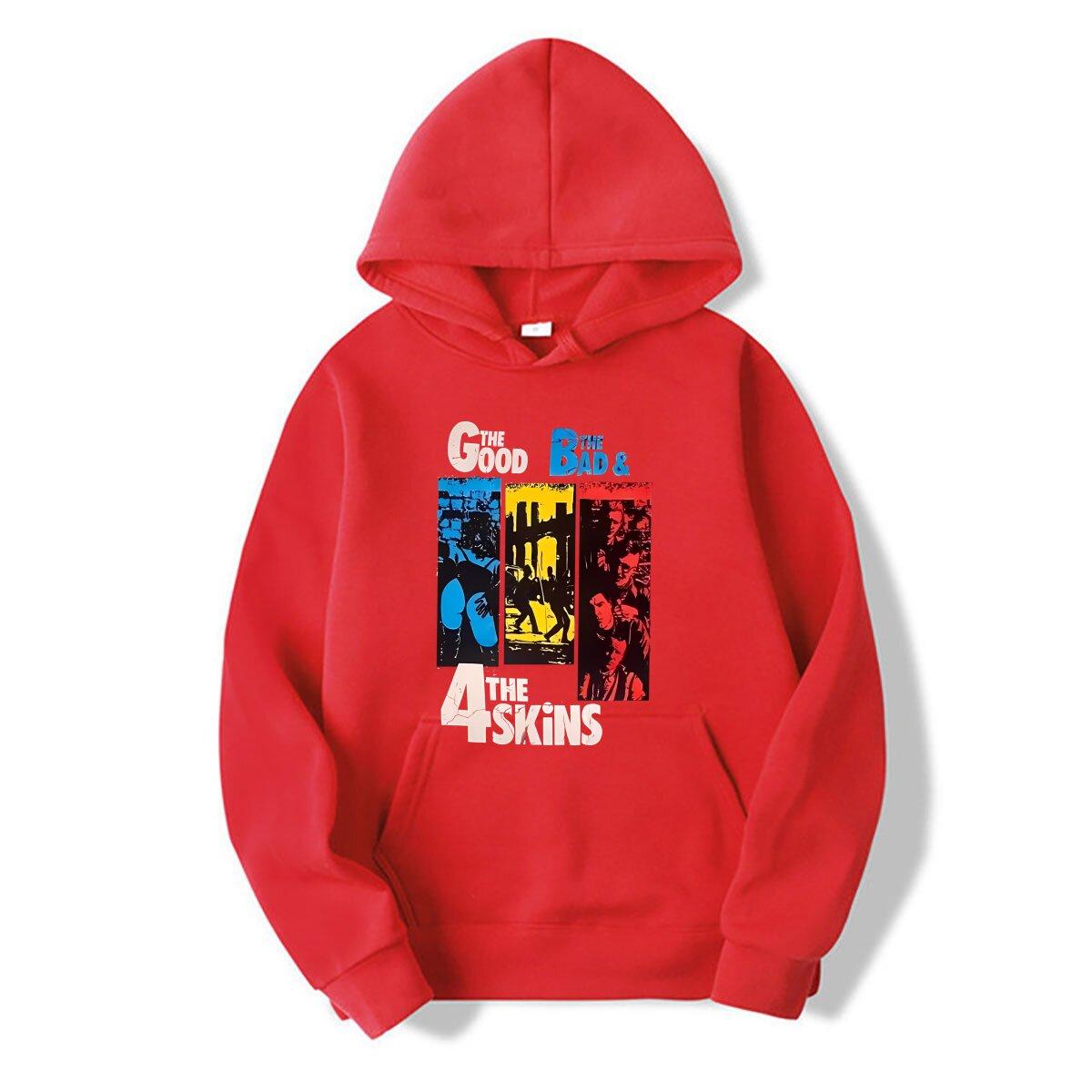 

THE 4 SKINS hoodies 80s uk skinhead punk oi last resort cockney rejects sham 69 long or hoodies sleeves S