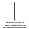 1/4 Imperial Connection Rod - 38 Camping Lamp M8 Fishing Stake - Aluminum Alloy Tube, 9mm Diameter Extension Pole