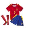 24-25 Španielsko Domáci Tím Č.. 9 Futbalový dres národného tímu Detské oblečenie Dospelácka súprava Veľkosť 14-3XL