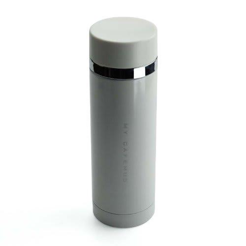 Pearl Metal 300ml Stainless Steel Water Bottle, Direct Drinking, Pure White, Premium My Cafe Slim, H-6929