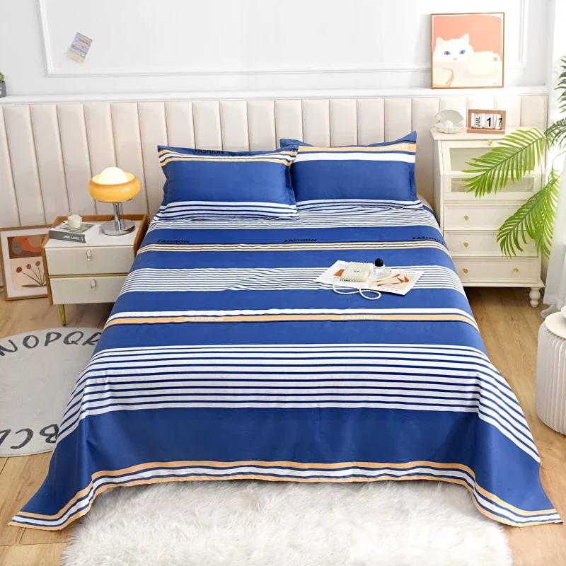 Abstrakt Geometrisk Mønster Laken Sett Soverom 3 stk Flate Laken Putetrekk Mykt Komfortabelt Dekorativt Queen Size Sengetøy Sett