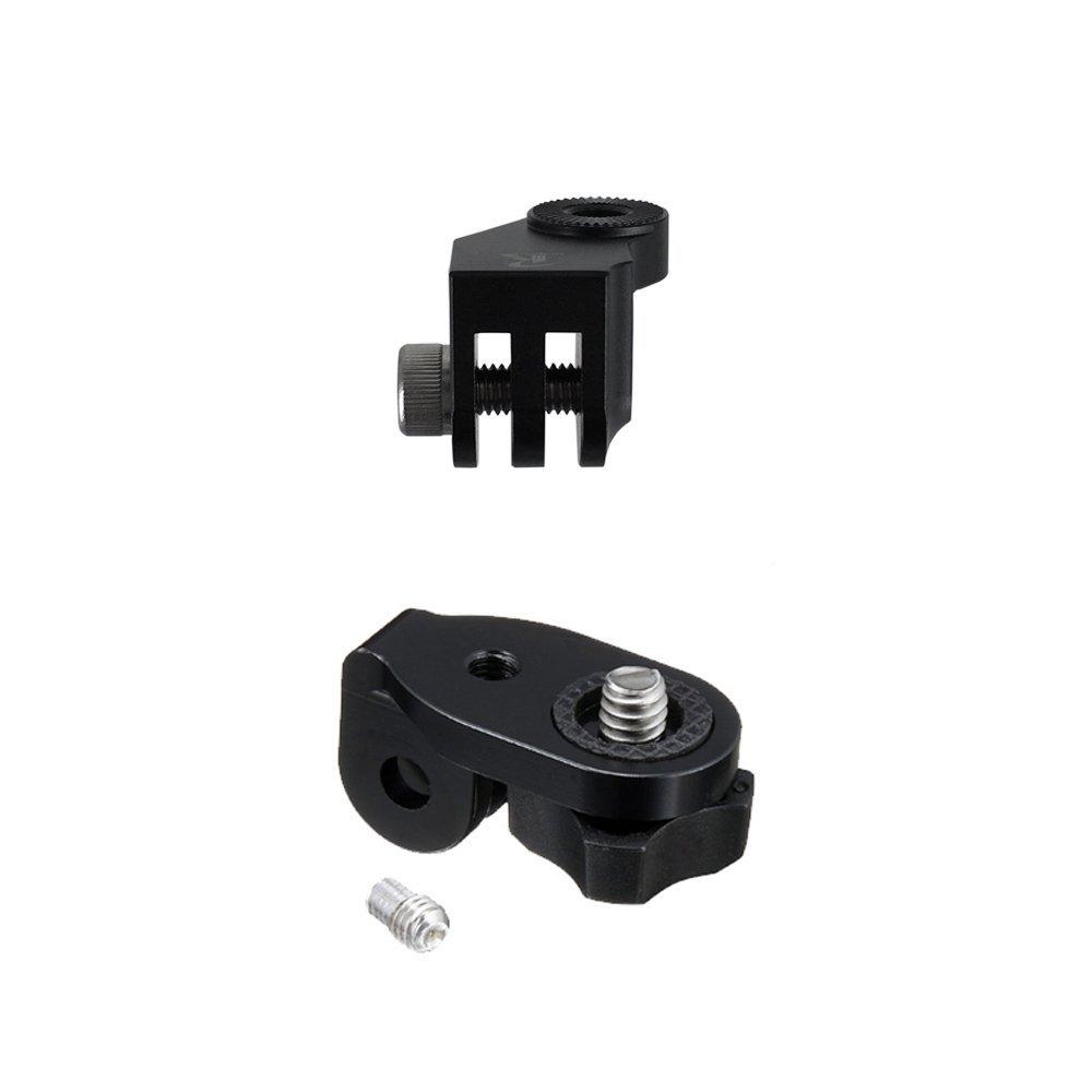 

Вращающийся адаптер T2 Набор адаптеров для камеры для совместимых с экшн-камерами, такими как Sony [REC MOUNT] + 1/4 камеры, [Rotary2+CN-A] чёрный