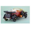 Simulation 1/24 Rolls-Royce Phantom Vintage Car Alloy Car Model Collection Ornaments Sound Light Pull Back Boy Gift Sound Light Miniature