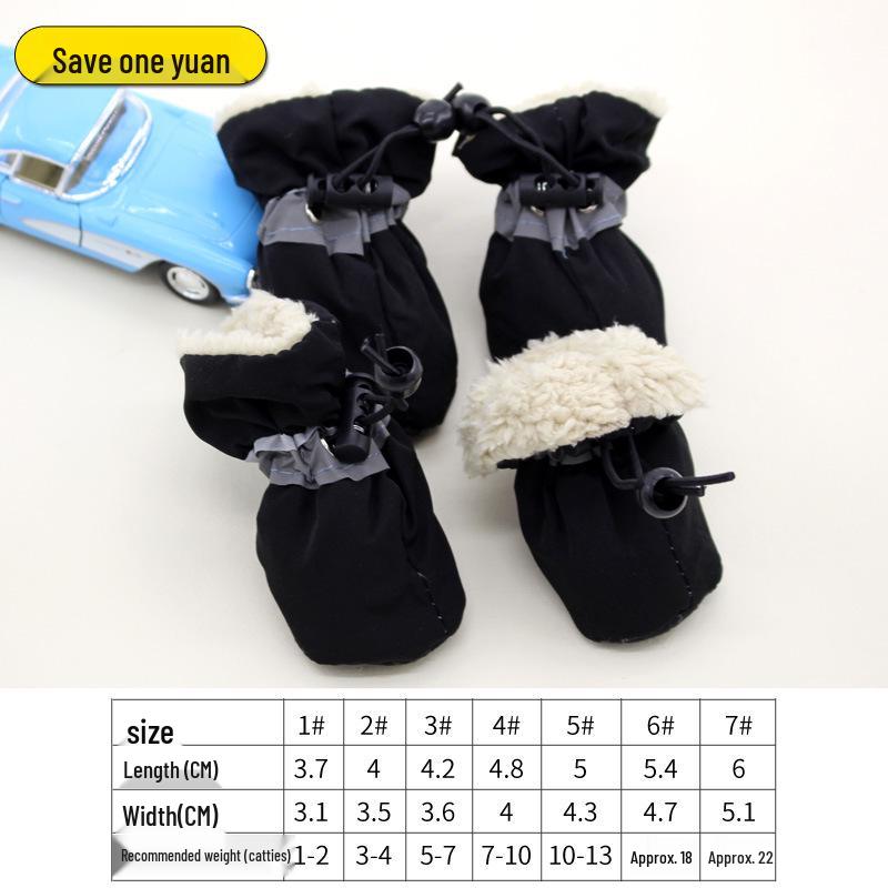 

Водонепроницаемая Нескользящая Дышащая Обувь для Собак на Все Сезоны Size 3