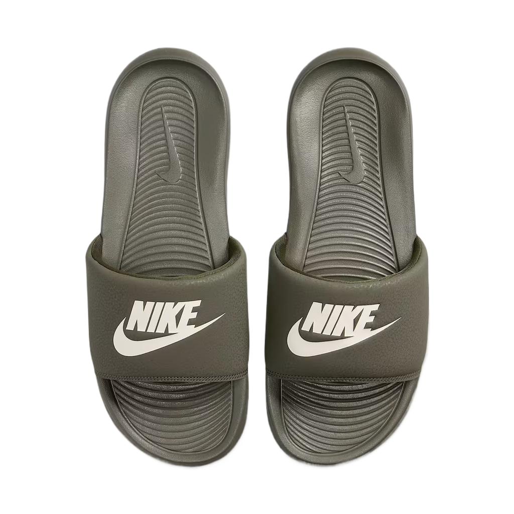 Nike Victori One Comfortable Versatile Fashion Trendy Non-Slip Slide Sandals Men Footwear Army-Green CN9675-303
