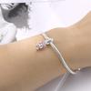 Authentic Original Copper Metal Charm Bead Components Luxury Cartoon Pink Carrot Rabbit Bead Components Compatible With Bracelet High Quality Fine