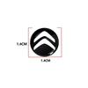 14mm Car Key Emblem Stickers Auto Control Key Logo Accessories For C1 C2 C3 C4 C5 C6 C8 C4L DS3 DS4 DS5 DS5LS DS6