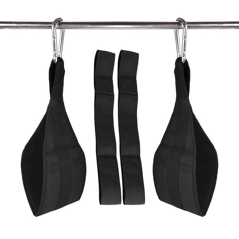 Heavy Duty Rip-Resistant Ab Sling Straps Suspension Fitness A Pair For Pull Up Bar Hanging Leg Raiser Gym Home Fitness Equipment