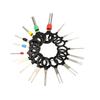 Automotive Plug Terminal Removal Tool Car Electrical Wire Crimp Connector Pin Extractor Kit Key Pin Removal Tools 11/18Pcs/set