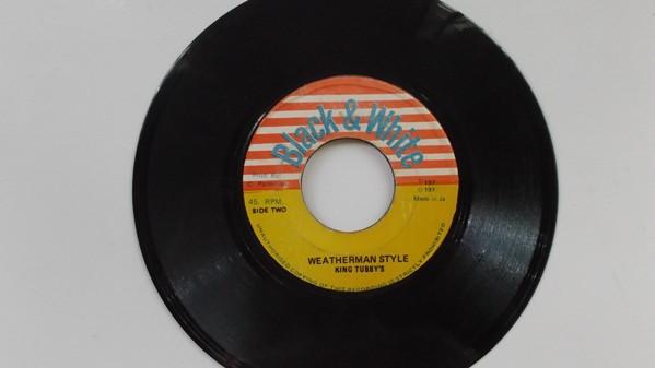 

7inch Record TRINITY KING TUBBY Weatherman Cap Weatherman Style none Black White 1979 Jamaica Reggae Ska Dub Used