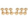 Musiclily Pro L3+R3 Guitar Locking Tuners for Les Paul Electric/Acoustic Guitars, Gold