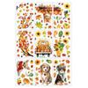 Set Of Window Stickers, Window Decorations, Decorative Stickers Leaves, Self-adhesive Window Decoration Stickers, Thanksgiving Window Decor