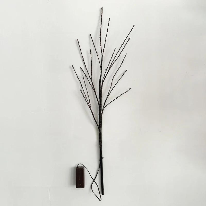 1pc White Branch Lamp Led Bouquet Decoration Lights Tall Vase Filler For Party Diy String Garland Home Decorative Lights
