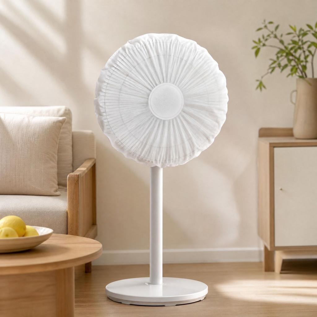 - Fan Cover for Floor Standing Fans, Full Wrap Protective Sleeve for Household Use