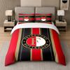 3Pcs Bedding SetFeyenoord Soft Bed Sheet and Two Pillowcases Home Bedroom Decor