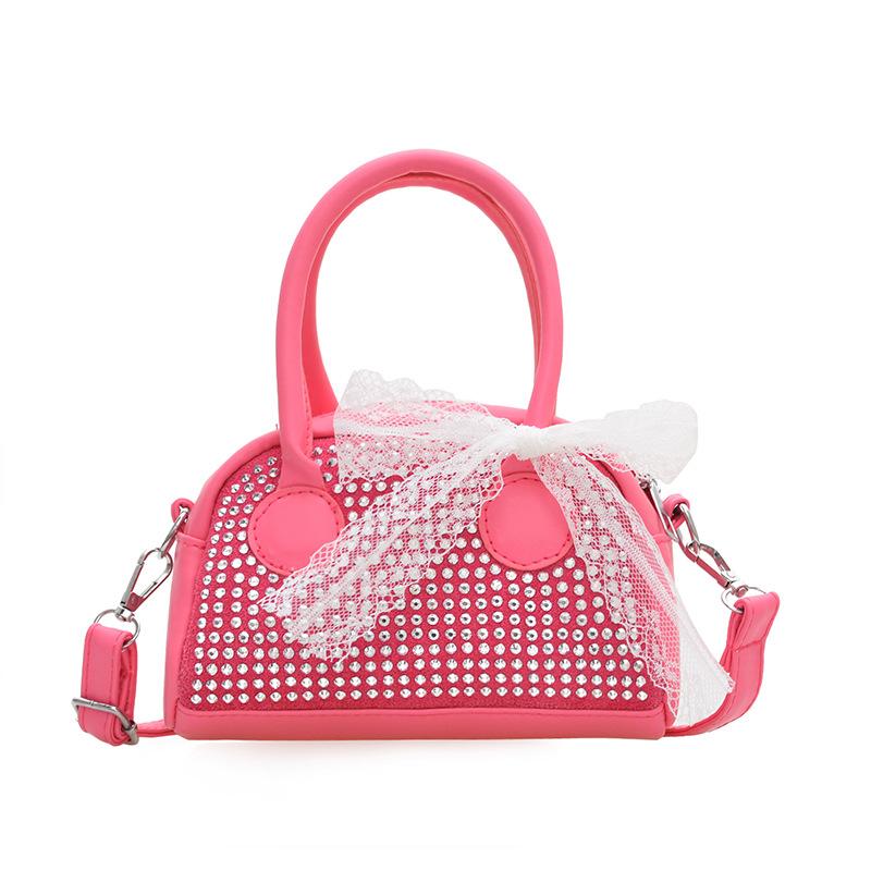 Diamond-inlaid Bag for Women New Large Capacity Rhinestone Hand Pillow Bag Simple High-quality Texture One-shoulder Crossbody Bag