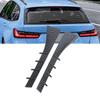 Pair of Rear Window Side Spoiler Decorative Tail Window Side Wing Cover Trim for 3 Series  1 Wagon 2019-2024