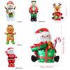 Gingerbread Man 3D Santa Claus Balloons Extra Large Xmas Tree Balloons  Easter Gift