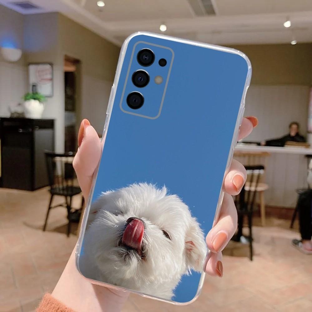 

Maltese Dog Puppy Cute A Phone Case For Samsung S30,S23,S21,S22,S20 Ultra,S20 FE lite,S10,S9,S8PIus Transparent Soft Cover SamsungS10