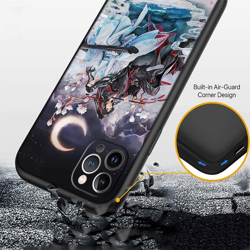 LO64 Mo Dao Zu Shi Soft Shell Phone Case for Redmi Note 13 14 Pro+ Plus A3 A3X 13X 13C 13R 14S 14C 14R