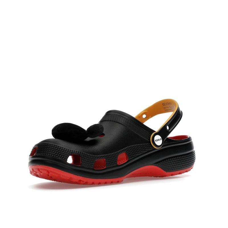 Unisex Crocs Mickey Mouse Classic Clog Black Red Yellow White Shoes 209895-8C1