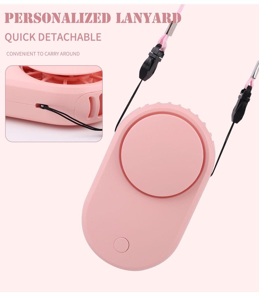 Mini USB Rechargeable Bladeless Fan for Eyelash Extensions