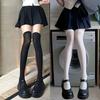 1/2pairs Sweet Over Knee Long Socks Women Girs Sexy Nylon Calf Socks Thigh High Stockings Legging JK Lolita Cosplay Tights