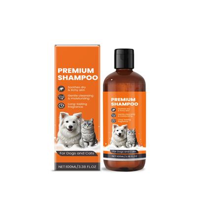 Pet Shampoo Mild Ingredients Pet Hair Odor Cleaning Soft Shampoo.100ml.