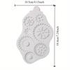 1pc Cogs Fondant Molds Silicone Cake Moulds Gum Paste Sugar Craft Fimo Dessert Baking Tools Pastry Decorating