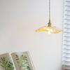 New Classic Retro Brass Glass Pendant Lights Warm Light Indoor Bedroom Bedside Dining Room Living Room Decoration Chandelier HOT