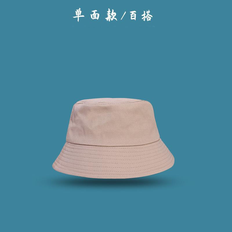 

Двусторонняя панама женская весна и лето новая однотонная простая шляпа от солнца для улицы защита от солнца показывает маленькое лицо трендовая шляпа-ведро мужская M（56-58cm） хаки