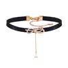 Collana Fiocco Xiaohongshu Catena Clavicola Choker Semplice Catena per il Collo Collare Collana Femminile