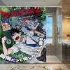 Japanese Anime P-Phantom B-Busters 1Pc Printed Shower Curtain Waterproof Washable With 12 Hooks Bathroom Shower Home Use